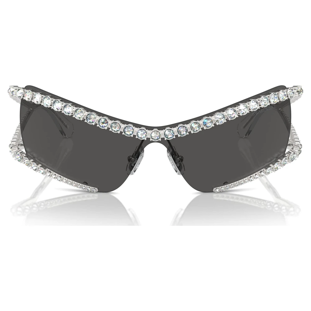 Sunglasses, Mask, Gray by SWAROVSKI