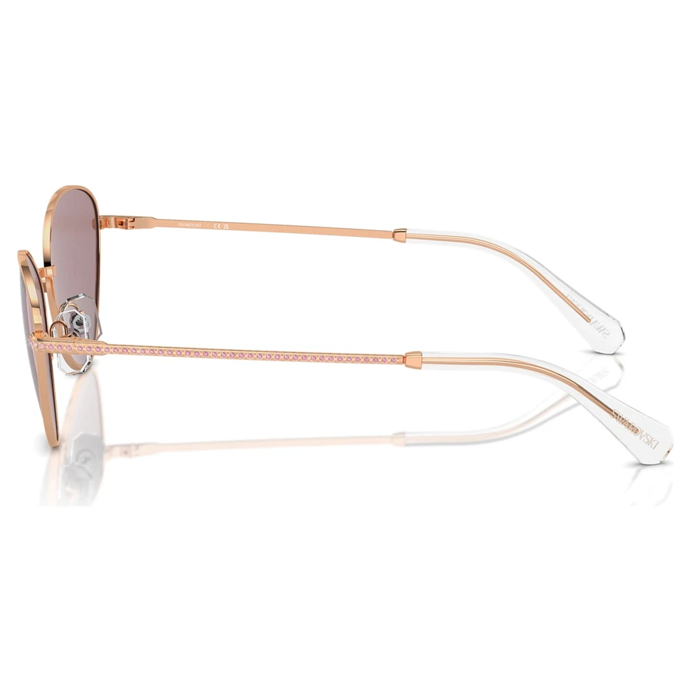 Sunglasses, Cat-Eye shape, SK7014, Purple by SWAROVSKI