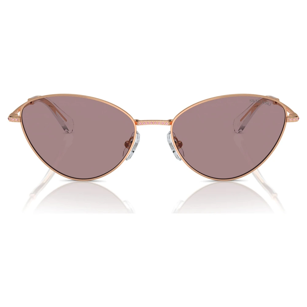 Sunglasses, Cat-Eye shape, SK7014, Purple by SWAROVSKI