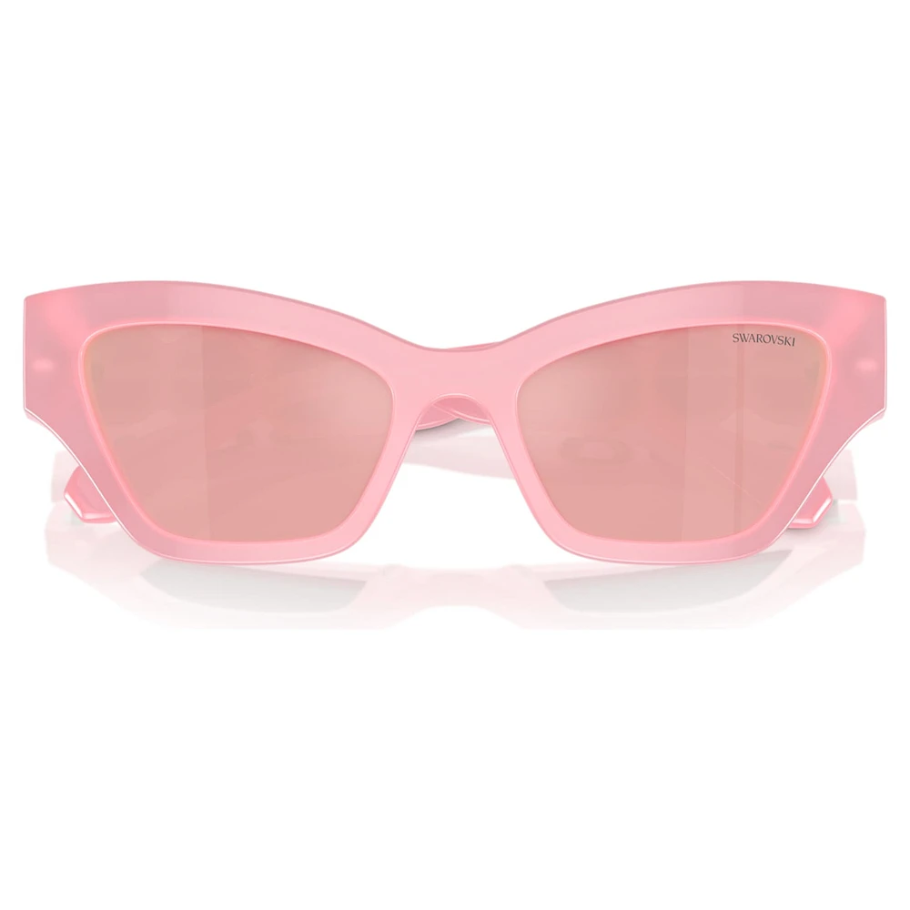 Sunglasses, Cat-Eye shape, Pink by SWAROVSKI
