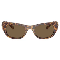 Sunglasses, Oval shape, SK6022, Brown by SWAROVSKI