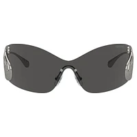 Sunglasses, Mask, Swan, SK7020, Gray by SWAROVSKI