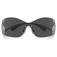 Sunglasses, Mask, Swan, SK7020, Gray by SWAROVSKI