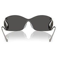Sunglasses, Mask, Swan, SK7020, Gray by SWAROVSKI