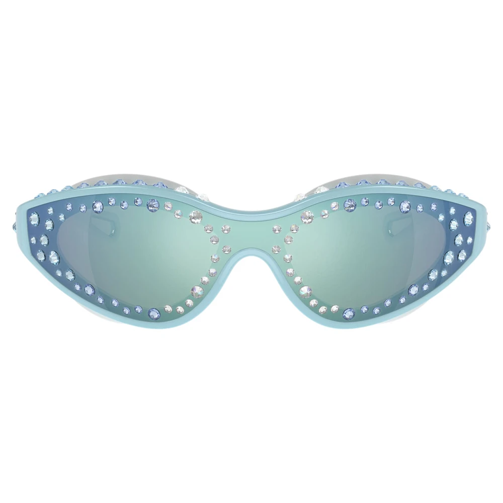 Sunglasses, Swimming shape, Blue by SWAROVSKI
