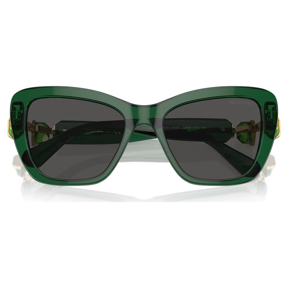 Sunglasses, Square shape, SK6018, Green by SWAROVSKI