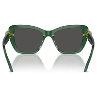 Sunglasses, Square shape, SK6018, Green by SWAROVSKI