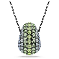 Sublima pendant, Round cut, Multicolored, Ruthenium plated by SWAROVSKI