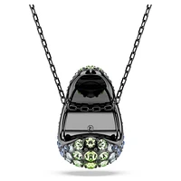 Sublima pendant, Round cut, Multicolored, Ruthenium plated by SWAROVSKI