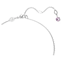 Gema Y pendant, Mixed cuts, Multicolored, Rhodium plated by SWAROVSKI