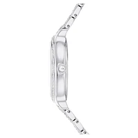 Imber watch, Swiss Made, Metal bracelet, Silver tone, Stainless Steel by SWAROVSKI