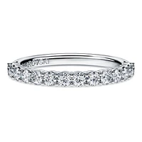 Eternity band ring, Lab-grown diamonds 0.5 ct tw, Round shape, 14K white gold by SWAROVSKI