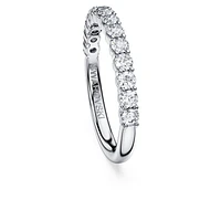 Eternity band ring, Lab-grown diamonds 0.5 ct tw, Round shape, 14K white gold by SWAROVSKI