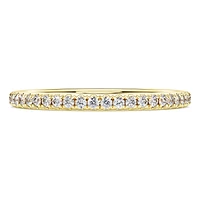 Eternity band ring, Lab-grown diamonds ct tw, Round shape