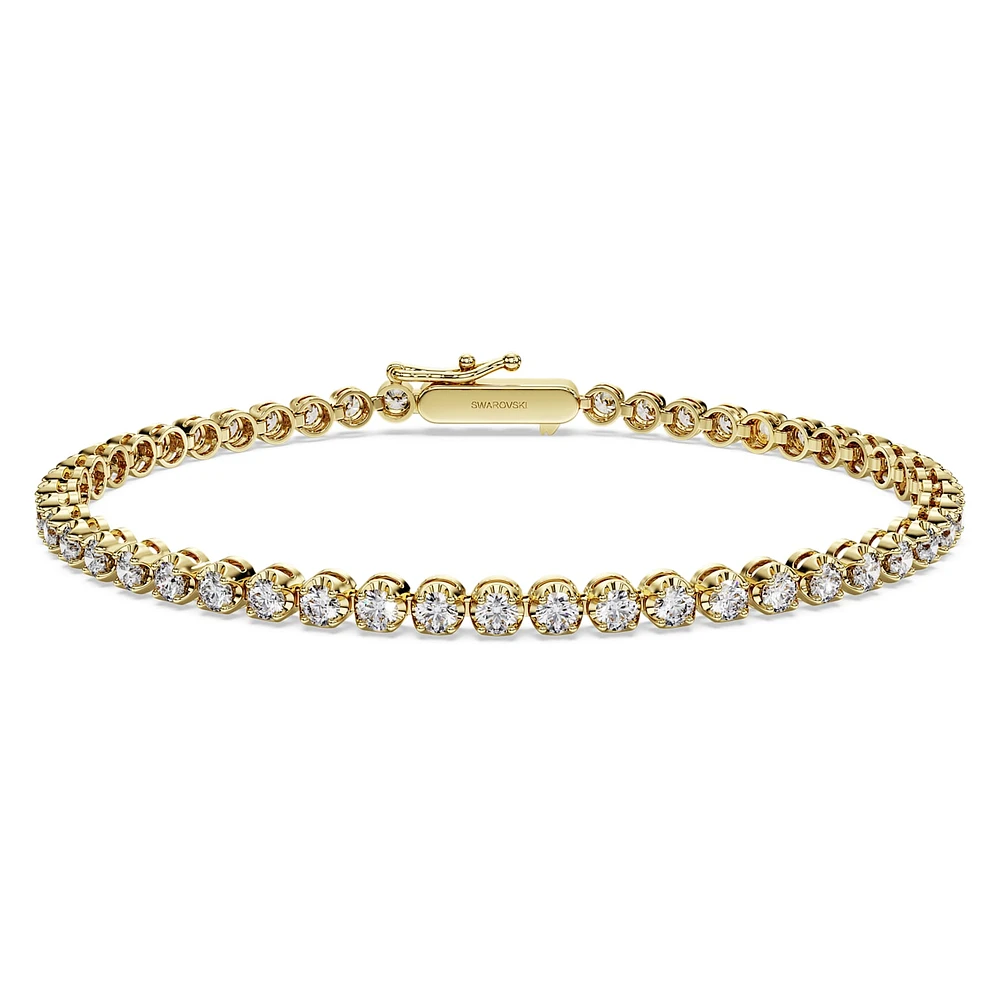 Eternity Tennis bracelet, Lab-grown diamonds ct tw, Round shape