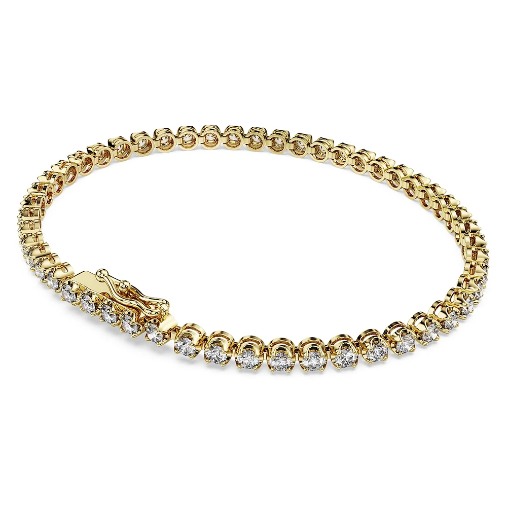 Eternity Tennis bracelet, Lab-grown diamonds ct tw, Round shape