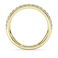 Eternity band ring, Lab-grown diamonds 0.4 ct tw, Round shape, 14K yellow gold by SWAROVSKI
