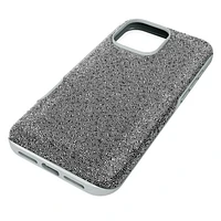 High smartphone case, iPhone® 16 Pro Max, Silver Tone by SWAROVSKI