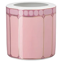 Signum vase, Porcelain, Wide, Pink by SWAROVSKI