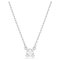 Stilla Attract pendant, Square cut, White