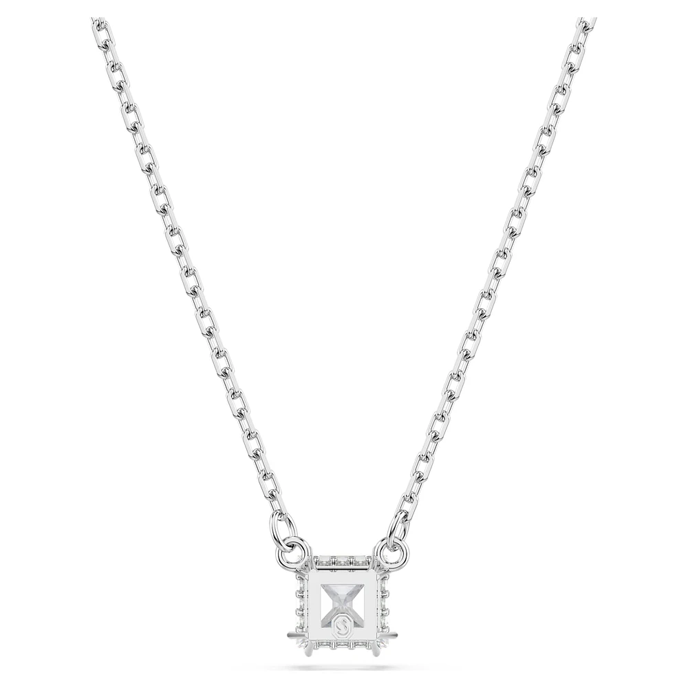 Stilla Attract pendant, Square cut, White