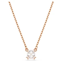 Stilla Attract pendant, Square cut, White