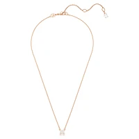 Stilla Attract pendant, Square cut, White