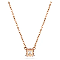 Stilla Attract pendant, Square cut, White