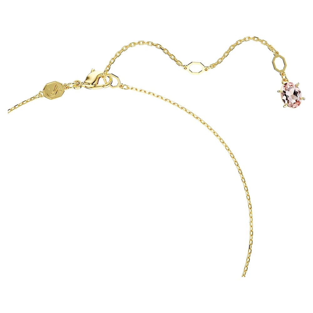 Gema pendant, Mixed cuts, Multicolored, Gold-tone plated by SWAROVSKI