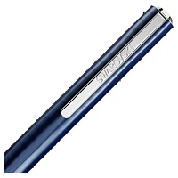 Shimmer ballpoint pen, Blue, Blue lacquered, Chrome plated by SWAROVSKI