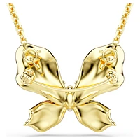 Idyllia pendant and brooch, Mixed cuts, Pavé, Butterfly, Multicolored, Gold-tone plated by SWAROVSKI