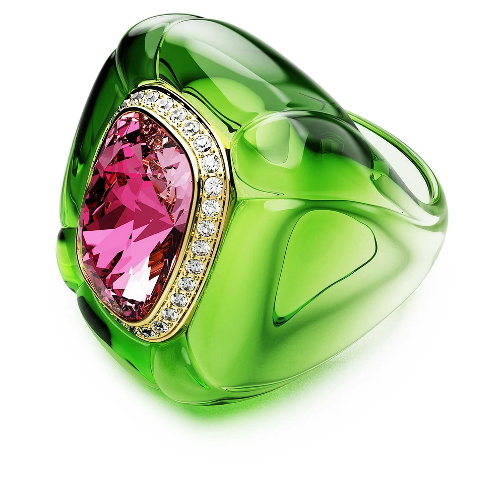 Dulcis cocktail ring, Cushion cut, Pavé, Multicoloured by SWAROVSKI