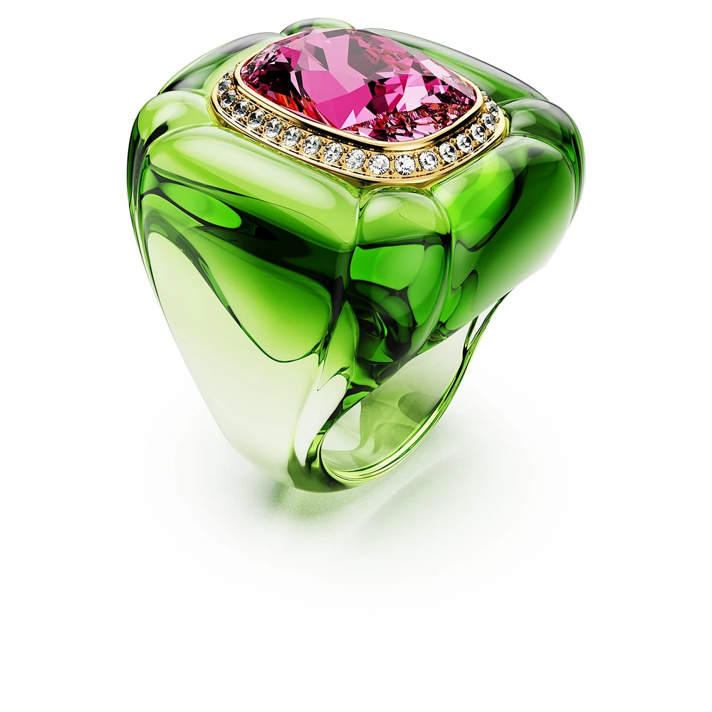 Dulcis cocktail ring, Cushion cut, Pavé, Multicoloured by SWAROVSKI