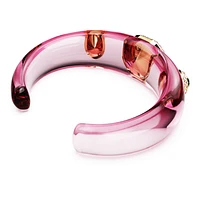 Dulcis cuff, Mixed cuts, Multicolored, Gold-tone plated by SWAROVSKI