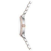Matrix 3-link watch, Swiss Made, Metal bracelet, Silver Tone