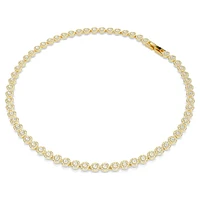 Una Angelic set, Round cut, White, Gold-tone plated by SWAROVSKI