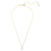Stilla Attract pendant, Round cut, White