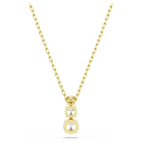 Stilla Attract pendant, Round cut, White