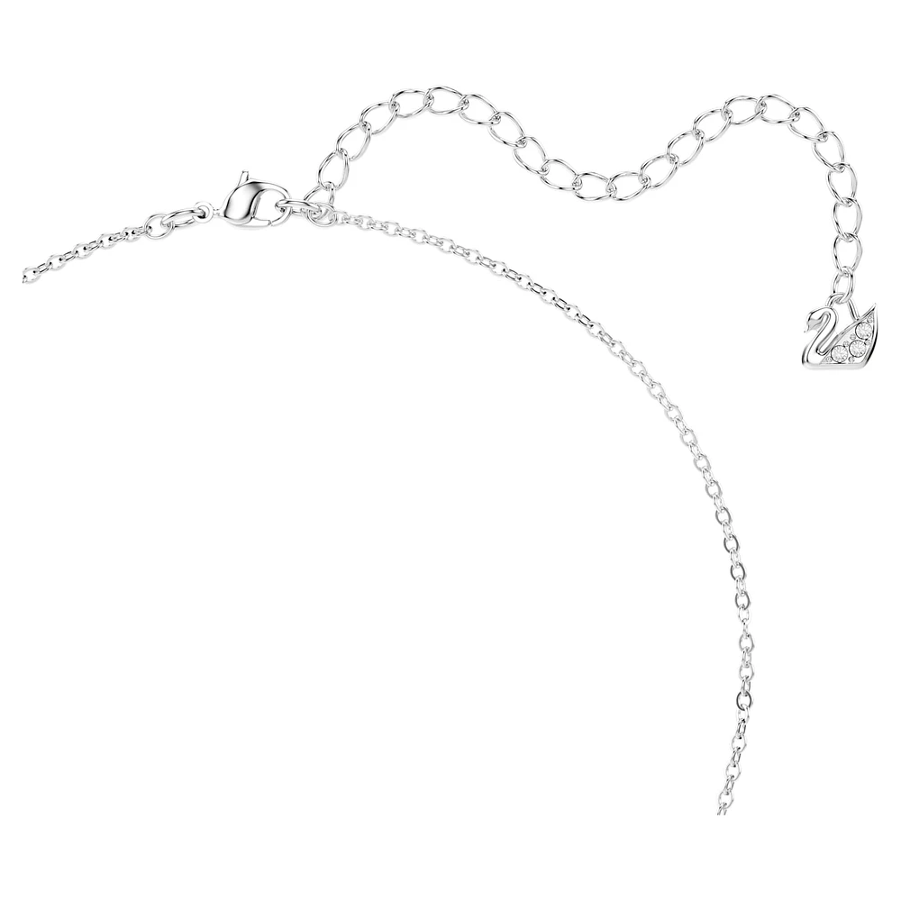 Bella V pendant, Round cut, Pink