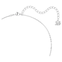 Bella V pendant, Round cut, Pink