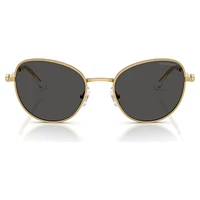 Sunglasses, Cat-eye shape, Gray by SWAROVSKI