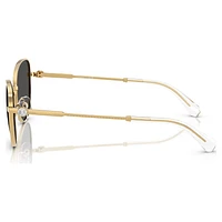 Sunglasses, Cat-eye shape, Gray by SWAROVSKI