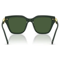 Sunglasses, Square shape, Green by SWAROVSKI