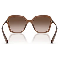 Sunglasses, Square shape, Brown by SWAROVSKI