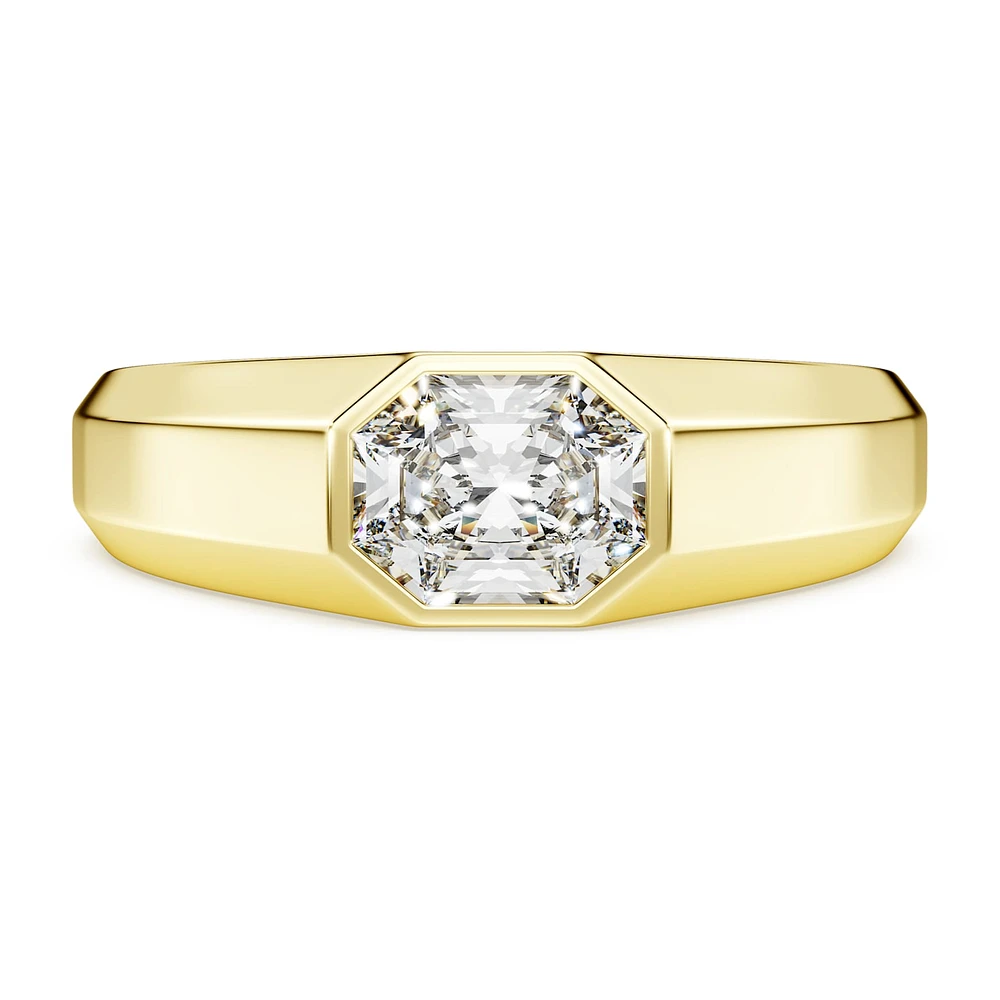 Octagon band ring, Lab-grown diamonds 1.0 ct tw, shape