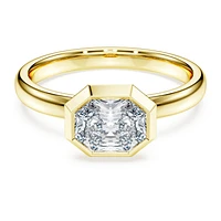 Octagon bezel ring, Lab-grown diamonds ct tw, shape