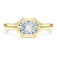 Octagon bezel ring, Lab-grown diamonds ct tw, shape