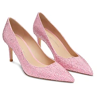STUART WEITZMAN Stuart Power Shine pump, Pink by SWAROVSKI