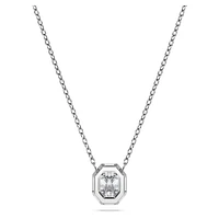 Octagon pendant, Lab-grown diamonds 0.5 ct tw, Octagon shape, 14K white gold by SWAROVSKI