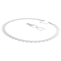 Imber Emily Tennis bracelet, Round cut, Blue, Rhodium plated by SWAROVSKI